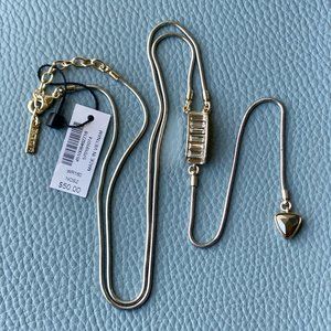 White House Black Market Silver Tone Necklace NWT